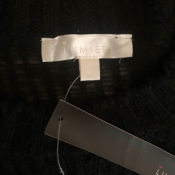 New Lumiere Black Knit Sweater - Picture 4 of 8